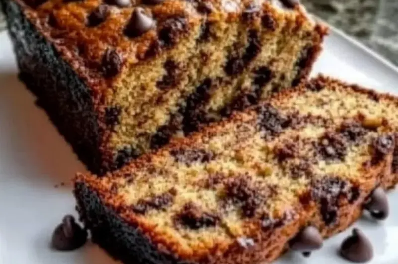 Irresistible Super Moist Chocolate Chip Banana Bread
