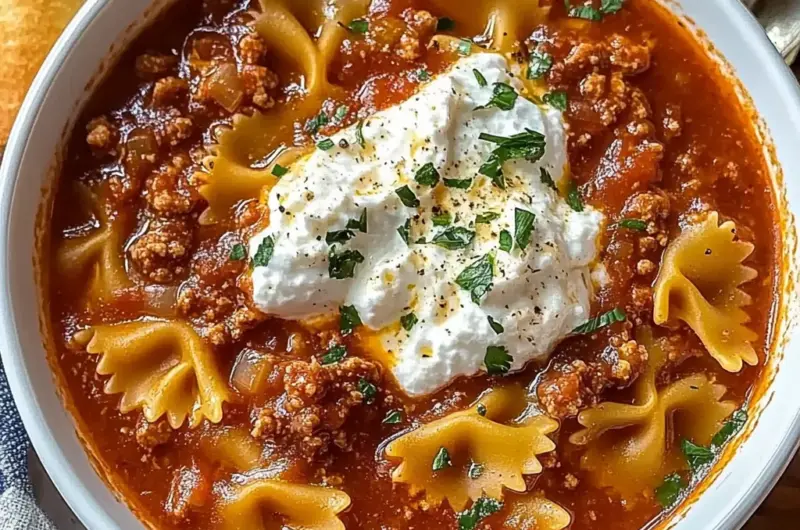 Lasagna soup Recipe