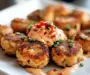 Mini Crawfish Cakes with Red Pepper Remoulade