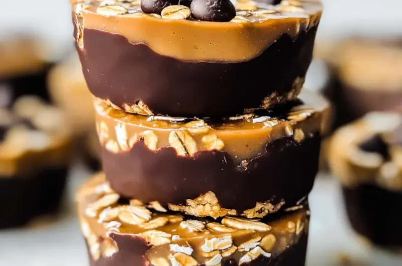 No-Bake Peanut Butter Oat Cups