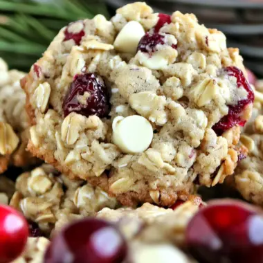 Oatmeal Cranberry Cookies
