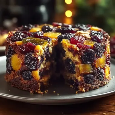 Old-Fashioned German Fruit Cake