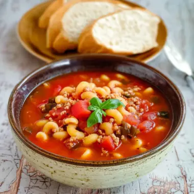 Olive Garden Pasta e Fagioli Soup (Copycat Recipe)