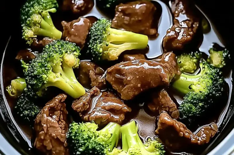 Savory Crock Pot Beef and Broccoli - Alrightwithme