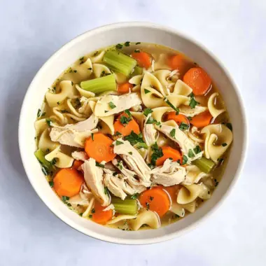 Slow Cooker Chicken Noodle Soup
