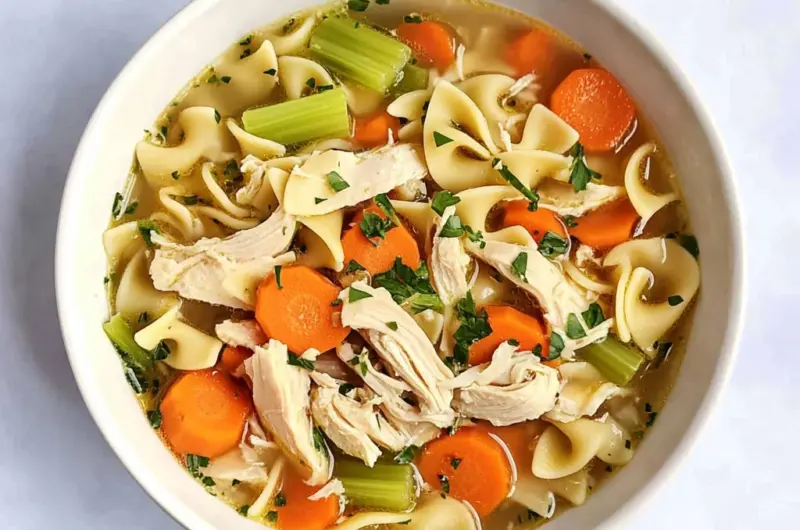 Slow Cooker Chicken Noodle Soup