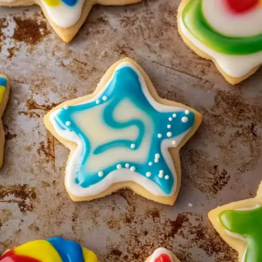 Sugar cookie icing that hardens
