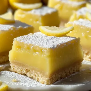 Vegan Lemon Bar Recipe