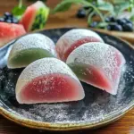 Watermelon Mochi