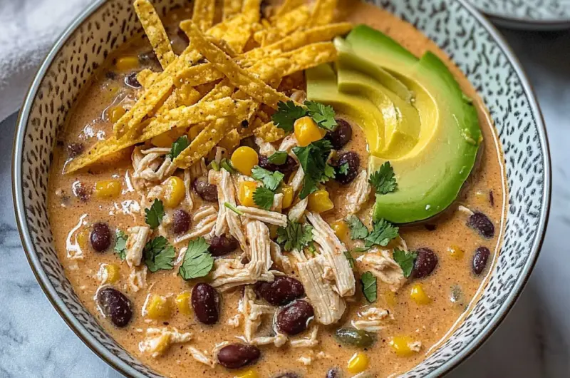 White Chicken Chili with Cream Cheese Recipe