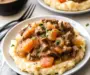 Fall Apple Cider Stew over Mashed Potatoes